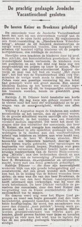 Joodse Vakantieschool met optreden van Ben Ali-Libi