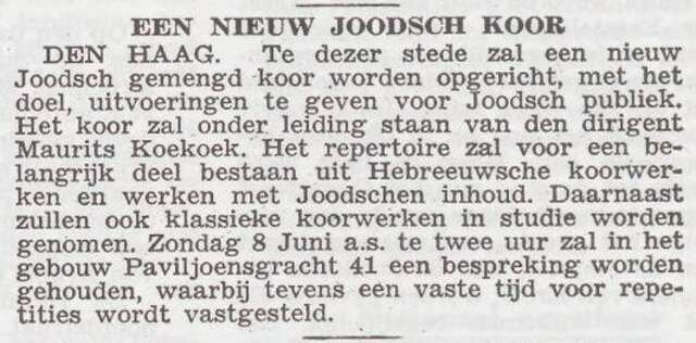 Koordirigent Maurits Koekoek