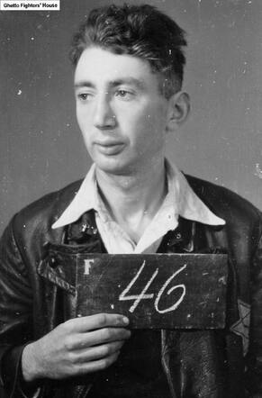 Andor Pál (Paul) Glasel, gefotografeerd door Breslauer in kamp Westerbork