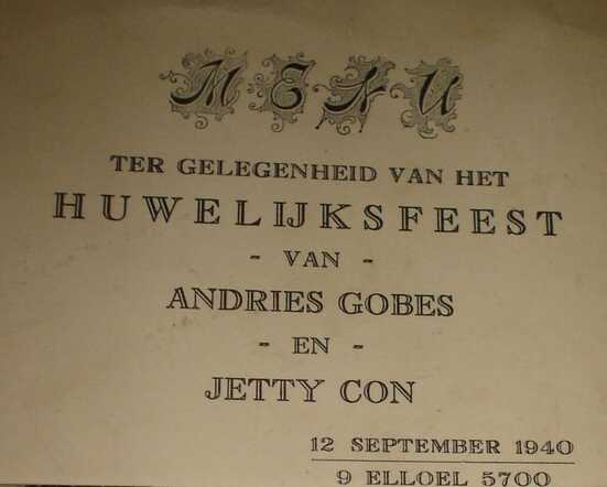 Andries Gobes and Henriette Con