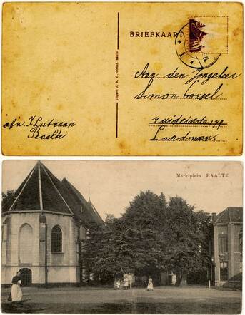Picture postcard Izak Lutraan