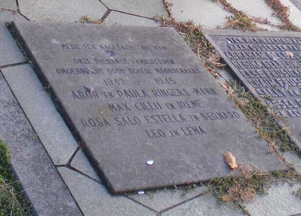 Memorial stone Aron Ringer