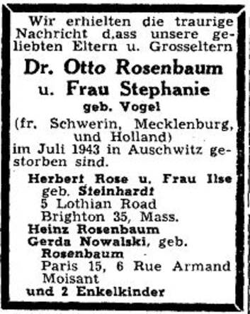 Otto en Stephanie Rosenbaum
