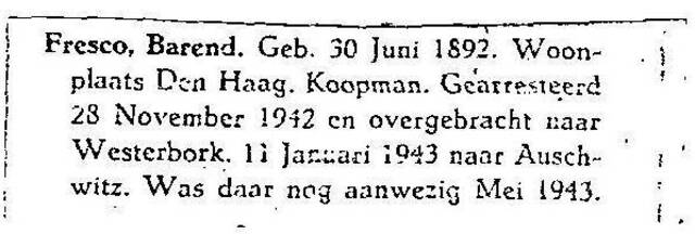 Barend Fresco geb30061892_adv arrestatie 28-11-1942