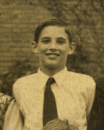 Lothar Baumann (cutting) from a school photo from the van de Dongeschool, Heemstede, 1938-1939