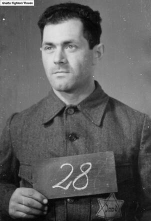 Benno Benjamin Freimann, gefotografeerd door Breslauer in kamp Westerbork
