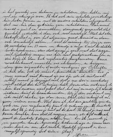 Letter Barend Reiss