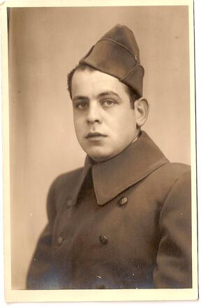Bertram Polak in dienst , wellicht in 1940