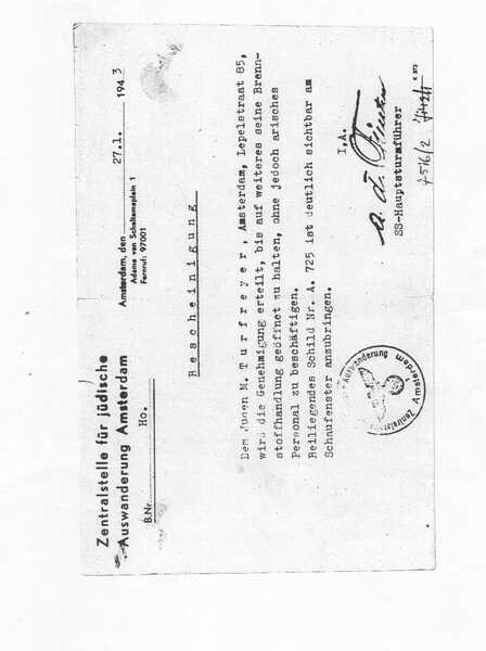 bescheinigung