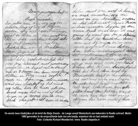Letter Betje de Lange