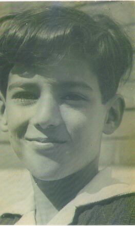 René Bienes, about 12 years old
