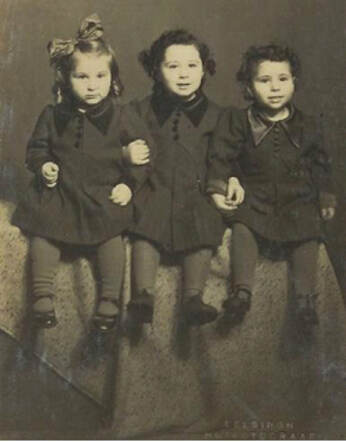 Vera Davidson, Femmie Keizer en Sonnie Bilderbeek in 1939 