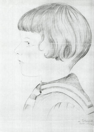 Johanna Braasem, a drawing by W. Sealtiel, june 1942