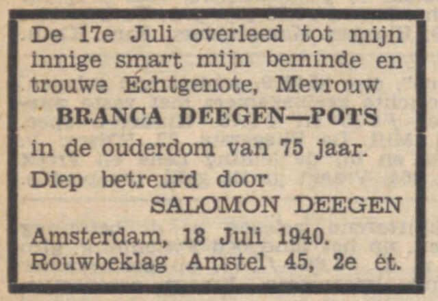 Branca Deegen-Pots