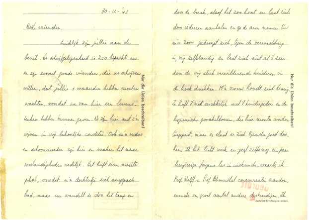Brief aan Kees Postma A