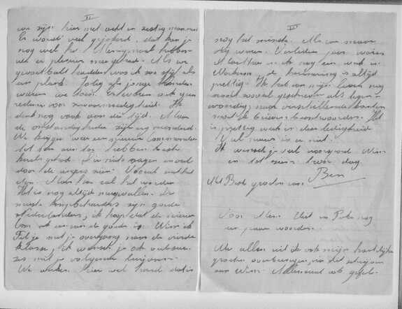 Brief Ben Silas aan Willem Dijkstra 1942 2