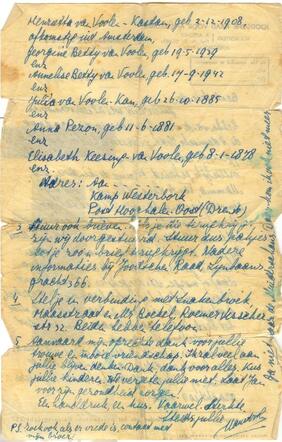 Letter Maurits van Voolen