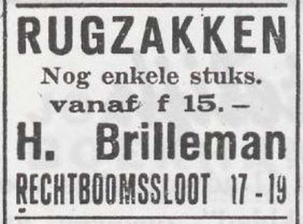 Advertentie van Herman Brilleman