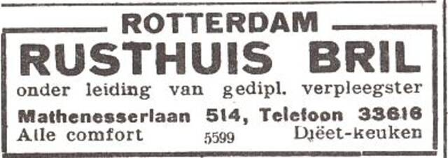 Advertentie van rusthuis Bril