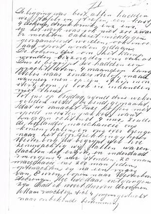 Brief van Michel Halberstadt aan zijn familie (2)