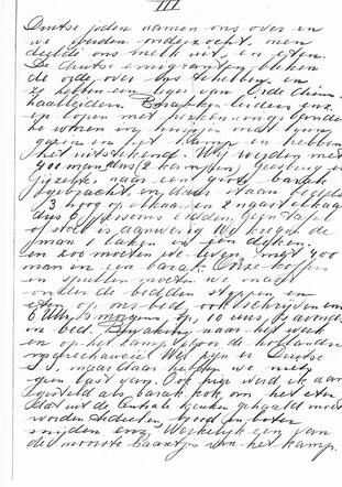 Brief van Michel Halberstadt aan zijn familie (3)