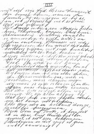 Brief van Michel Halberstadt aan zijn familie (4)