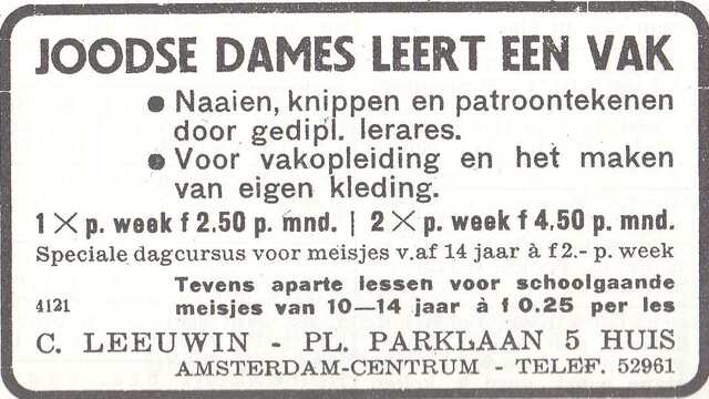 Advertentie van Celien Leeuwin