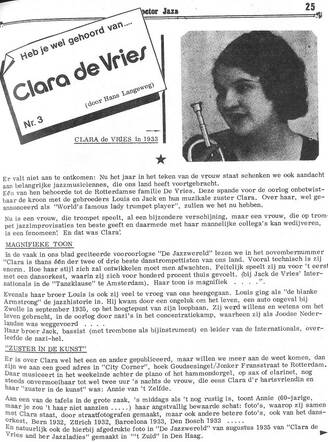 Clara de Vries1