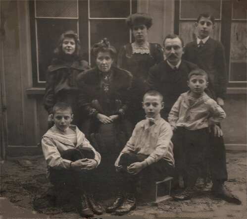 My Grandfather and grandma and their children