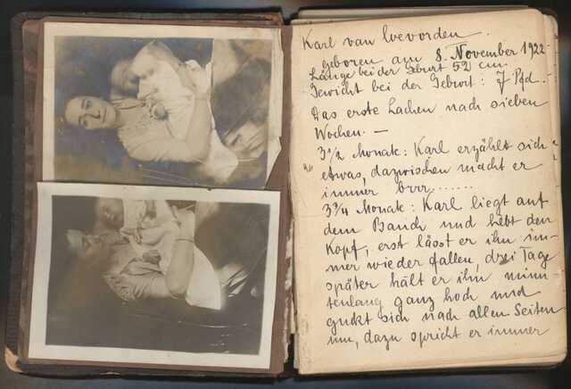 Baby-dagboek van Carl van Coevorden