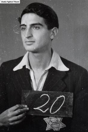 David Dotsch, gefotografeerd door Breslauer in kamp Westerbork