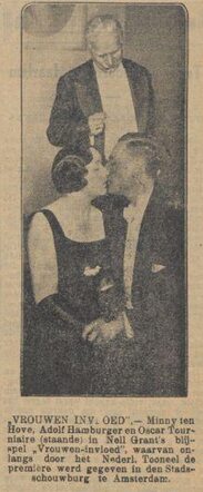 De Sumatra Post 23 oktober 1930, pag. 5. Adolph Hamburger