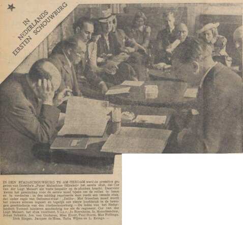 De Sumatra Post 6 oktober 1938, pag. 12. Isaäc Monnikendam.