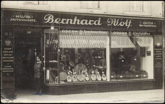De winkel van Bernhard Wolf in Duitsland