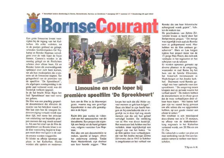 DeSpreekbeurt_BornseCourant_29April2010