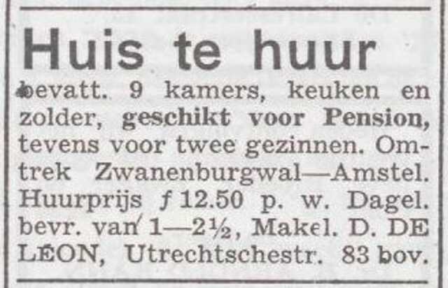 Advertentie te huur aangeboden van Dieka de Leon