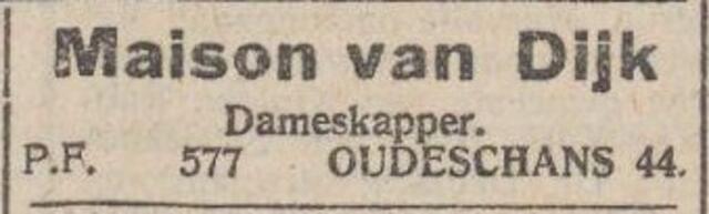 Dameskapper 'van Dijk'.