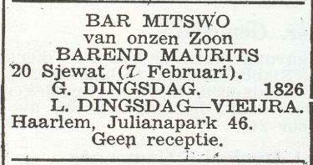 Gezin Gerrit Dingsdag