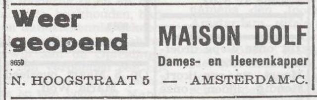 Advertentie van David Abraham