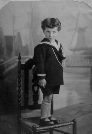 Maurits Bernardus Drukker as a toddler