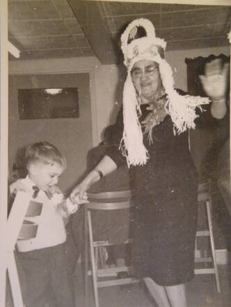 oma en ruby op 't 35 jarig huwelijksfeest