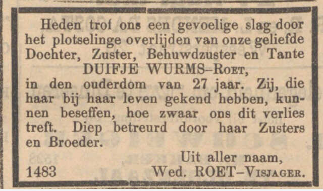 Duifje Wurms-Roet