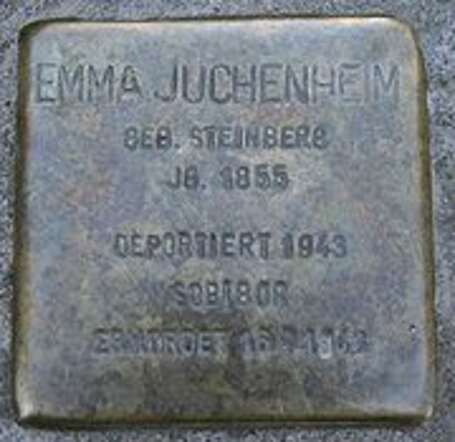 Stolperstein voor Emma Juchenheim-Steinberg te Vlotho
