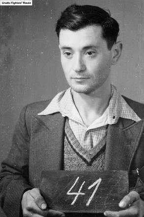 Ernst Goldstein, gefotografeerd door Breslauer in kamp Westerbork