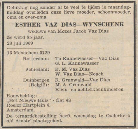 Esther Vaz Dias-Wijnschenk