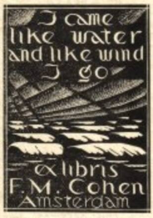 Exlibris F.M. Cohen