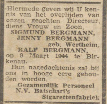 Fam Bergmann Trouw 21-07-1945 III
