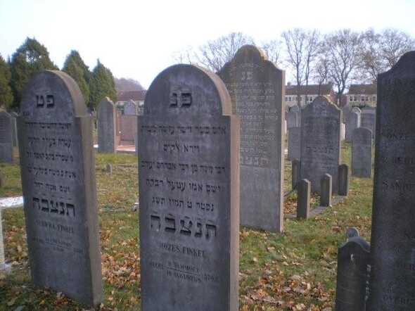 Tombstones of Mozes and Schifra Finkel