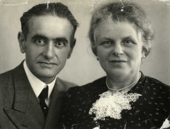 Marcus (Max) en Julie Kok-Vleeschhouwer, herfst 1942