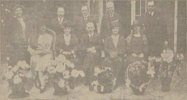 Foto regenten en regentessen 1926